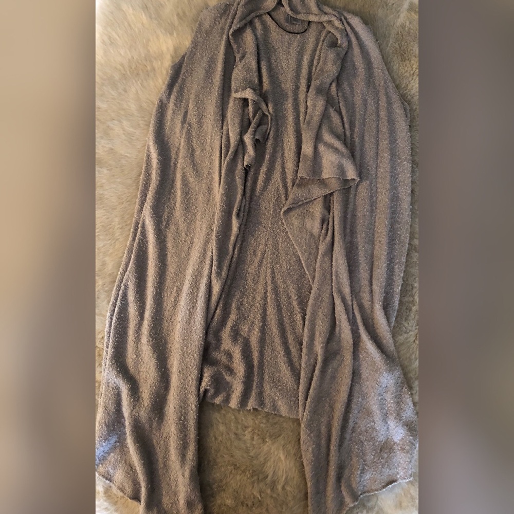 Textured waterfall vest